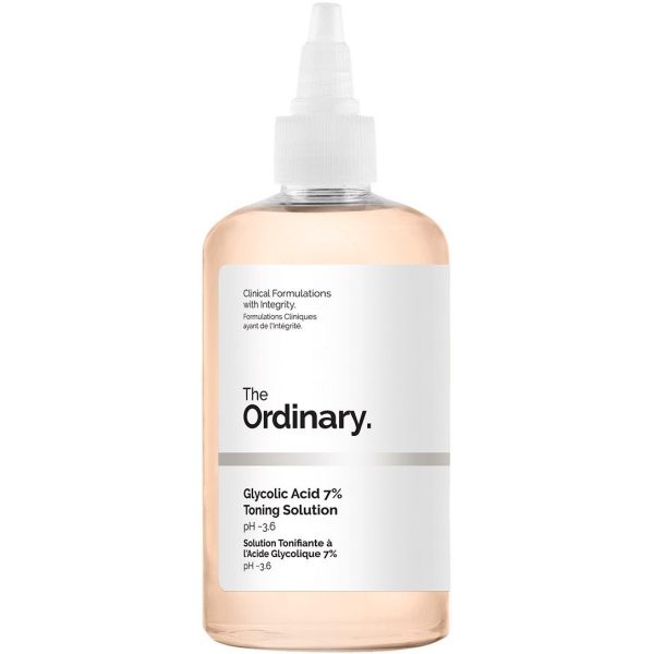 تونر گلیکولیک اسید 7% اوردینری حجم 240 میل لایه بردار و روشن کننده پوست The Ordinary Glycolic Acid 7% Toning Solution