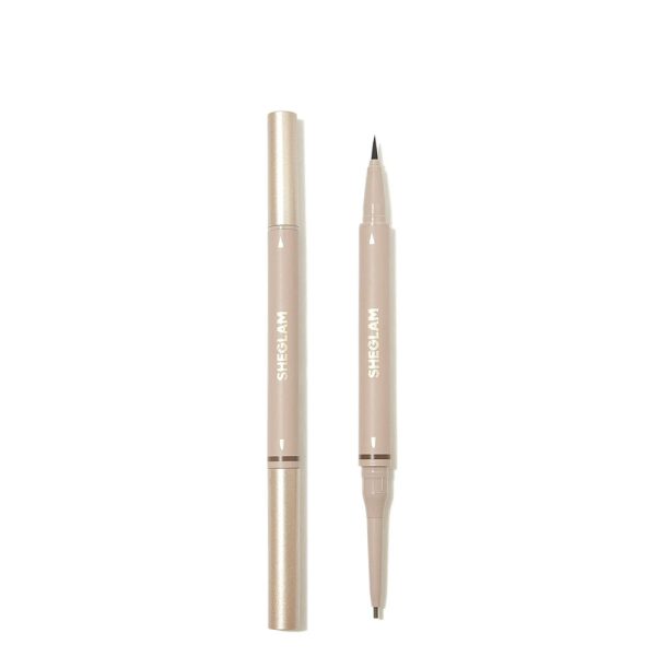 مداد ابرو و خط ابرو دو سر شیگلم BROWS ON DEMAND 2-IN-1 BROW PENCIL