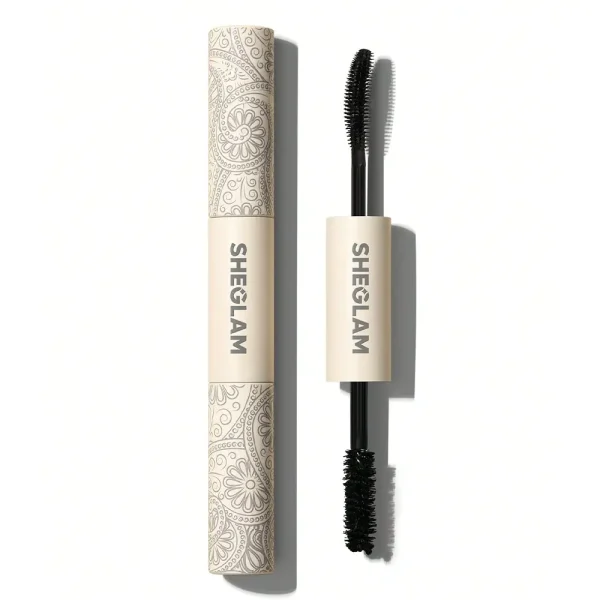 ریمل دو سر حجم دهنده و بلندکننده شیگلم مدل ALL-IN-ONE VOLUME & LENGTH MASCARA-WASHABLE BLACK